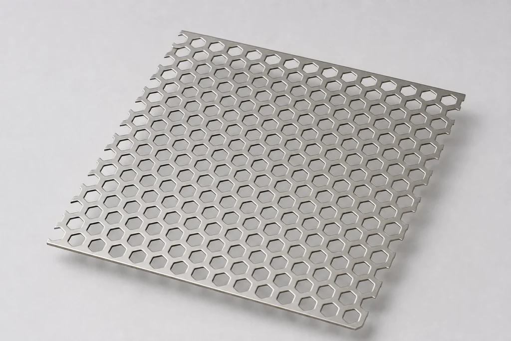 Hexagonal Hole Perforated Sheet