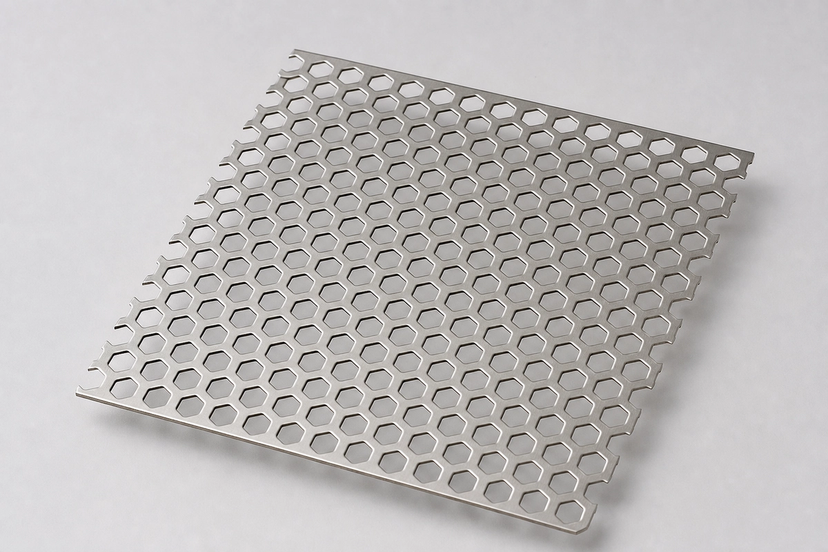 Hexagonal Hole Perforated Sheet