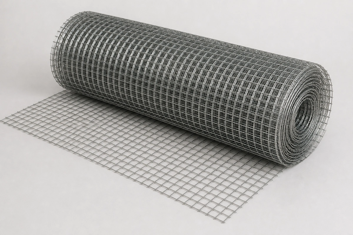 Welded wire mesh rolls in stock