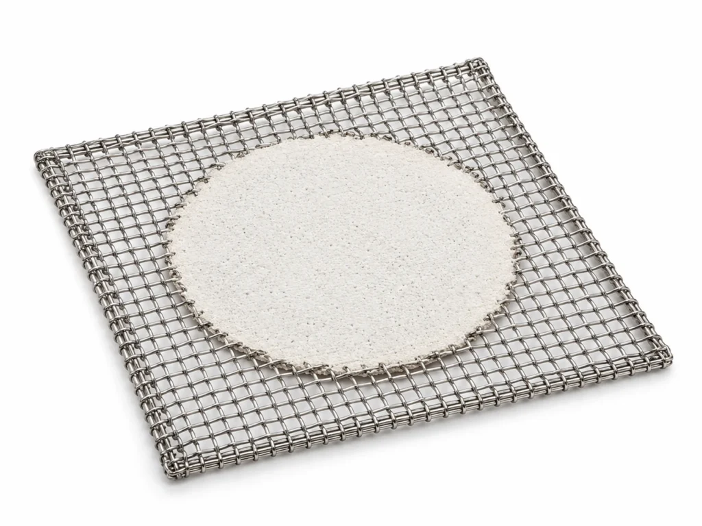 Laboratory Wire Gauze with Ceramic Center