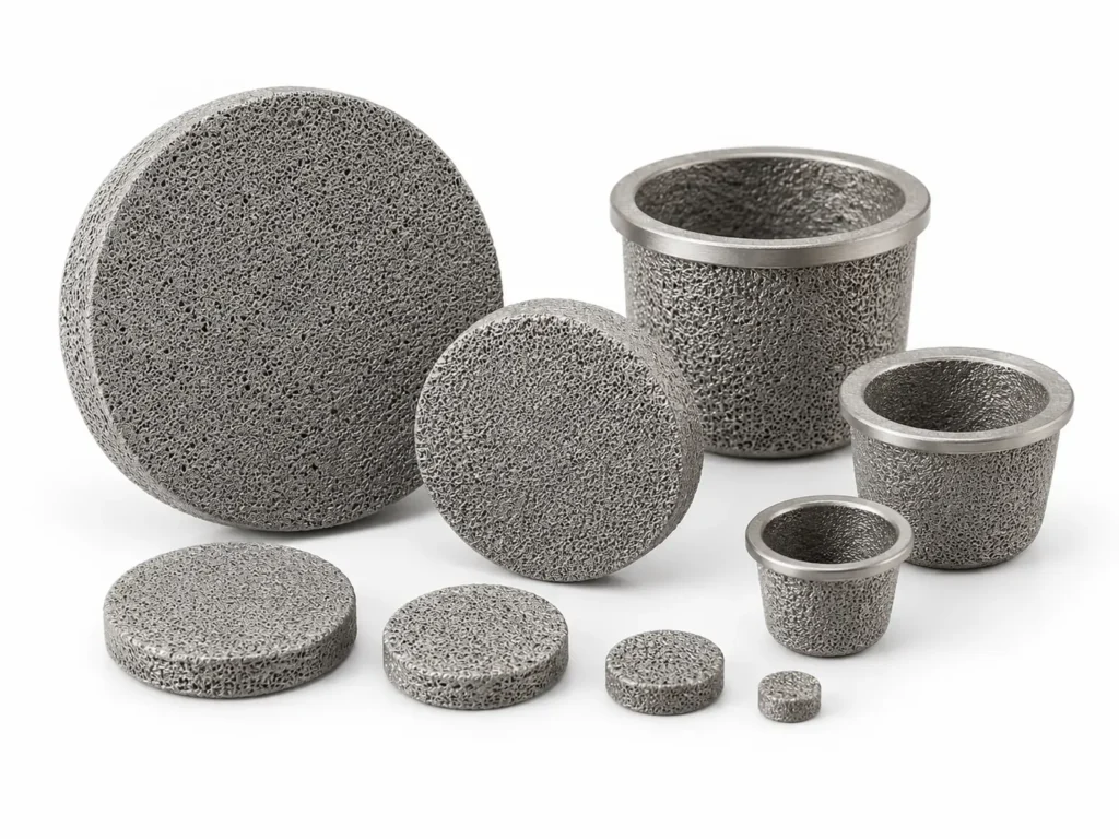 Sintered Porous Metal Filter Disc & Cup